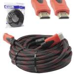 Cabo Hdmi para Hdmi em Malha 10 Metros Knup - KP-H5003 10M