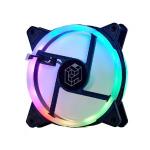 Cooler Fan Gamer Liketec Lighter RGB Reverse, 120mm, Black - 2106
