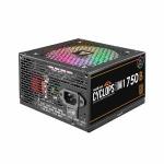 Fonte Gamdias Cyclops M1-750B, 750W, RGB, 80 Plus Bronze, Cybenetics, Teclab, PFC Ativo, Cabos Flat
