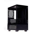 Gabinete Gamer Liketec Opera Dark, Mid Tower, Vidro Temperado, Black, s/ Fonte s/ Fans - 2086