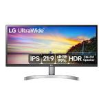 Monitor LG 29' IPS, Ultra Wide, Full HD, HDMI, VESA, Ajuste de Ângulo, HDR 10, sRGB, FreeSync, Som Integrado - 29WK600-W