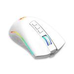 Mouse Gamer Redragon Cobra Pro RGB, Wireless, 16000dpi, 8 Botões Programáveis, White - M711W-PRO