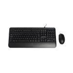 Teclado e Mouse C3Tech c/Fio USB Preto - KT-200BK